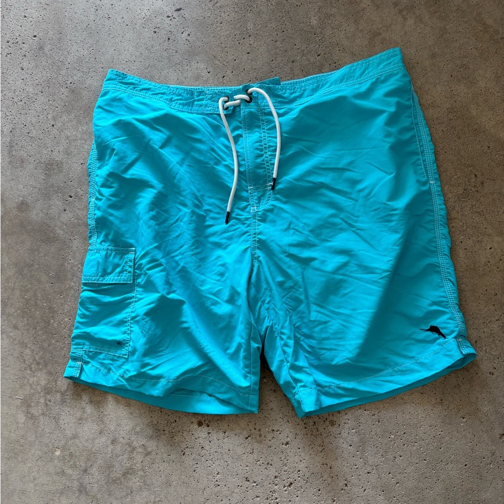 Tommy Bahama Turquoise Swim Shorts